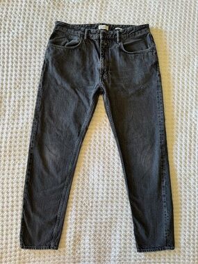 Closed Men’s 36 Black Wash Tapered Jeans Made in Italy